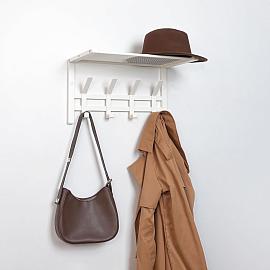 Вешалка с полкой Торонто 11 Белый