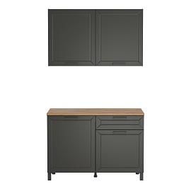 Кухня Мадрид 1200 диамант серый