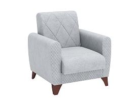 Эдвин М кресло для отдыха / велюр прага туман