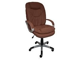 Кресло Импреза Люкс 1П к/з коричневый