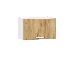 Борги 100.38 600 шкаф навесной / Белый/Дуб Крафт золотой