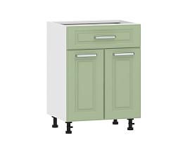 Вокс 100.09 600 тумба кухонная / Белый/Фисташка