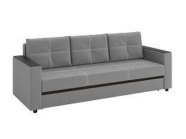 Смарт диван-кровать 3-х мест / велюр Parma 25 серый