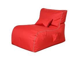 Кресло лежак красное Оксфорд
