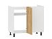 Борги 100.11 1000 тумба под мойку угловая / Белый/Дуб Крафт золотой