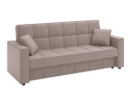Луи диван-кровать 3-х мест. 2 думки / велюр Parma 10 капучино