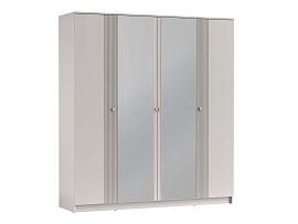 94.05 Модена шкаф 4-х дв. с зеркалом - Кашемир