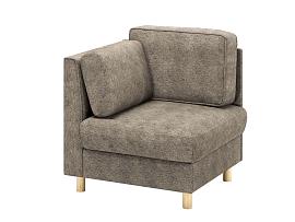 Кресло Шелдон / велюр Sierra 4 темный беж