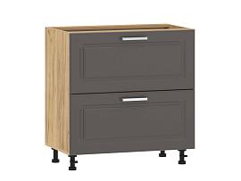 Вокс 100.05 800 тумба кухонная / Дуб крафт золотой/Графит