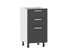 Борги 100.06 450 тумба кухонная / Белый/Антрацит