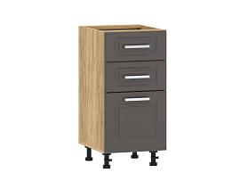 Вокс 100.06 400 тумба кухонная / Дуб крафт золотой/Графит