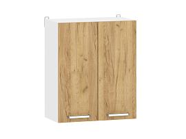 Борги 100.31 600 шкаф навесной / Белый/Дуб Крафт золотой