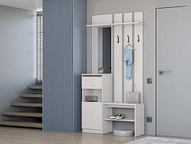 Кэт-1 вешалка 1М - Ясень Анкор светлый