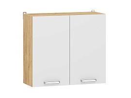Борги 100.31 800 шкаф навесной / Дуб Крафт золотой/Белый