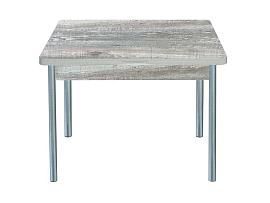 Симпл стол обеденный раскладной / бетон темный/металлик