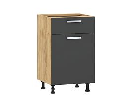 Борги 100.08 500 тумба кухонная / Дуб Крафт золотой/Антрацит