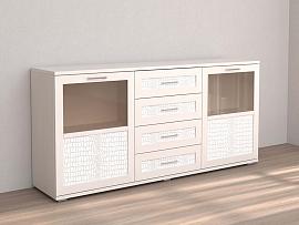 Кэт 4 комодино - Бодега белая/Кайман белый