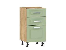 Вокс 100.06 450 тумба кухонная / Дуб крафт золотой/Фисташка