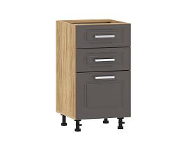 Вокс 100.06 450 тумба кухонная / Дуб крафт золотой/Графит