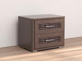 Кэт 4 тумба 2 ящика - Венге/Кайман тёмный