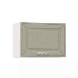 Маргарита шкаф навесной 500 горизонтальный Белый/Имбирь структурный