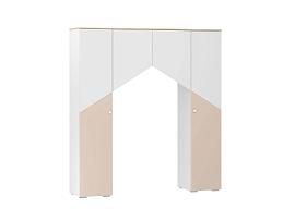 НМ 041.45 шкаф комбинированный Банни белый/дуб сонома/бисквит