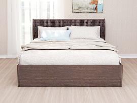 Кровать 1,6 арт. 033 М1 - Венге/Кайман тёмный