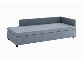 Тахта Вико / микровелюр лаки сизый 26