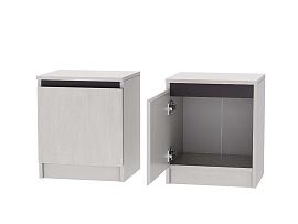 Кэт-1 тумба 1 створка - Ясень Анкор светлый