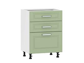 Вокс 100.06 600 тумба кухонная / Белый/Фисташка