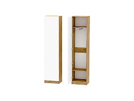 Иннэс-10 пенал - Дуб Крафт золотой/Белый глянец