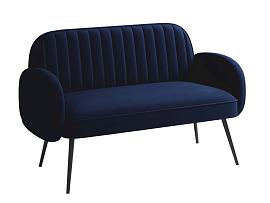 Флеминг диван 2-х мест.- велюр Fresh найт блю