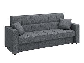Луи диван-кровать 3-х мест. 2 думки / рогожка серая