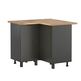 Венера стол угловой / Диамант серый