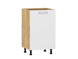 Борги 100.01 500 тумба кухонная / Дуб Крафт золотой/Белый