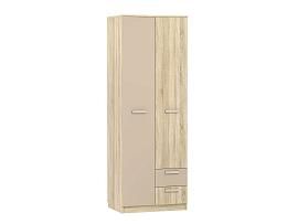 НМ 014.07 шкаф с ящиками Акварель Дуб сонома/Капучино