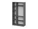 ШК 5 шкаф 1200 + полки 1 комплект / Графит