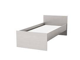 Кэт-1 кровать  арт. 015 настил 0,9 - Ясень Анкор светлый