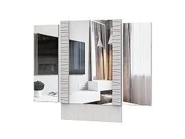 Гамма 20 зеркало для туалетного стола серия 4 / Ясень анкор светлый/Сандал светлый