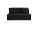 Диван Аккордеон Барон №2 велюр чёрный НВ-178 17