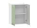 Вокс 100.31 600 шкаф навесной / Белый/Фисташка