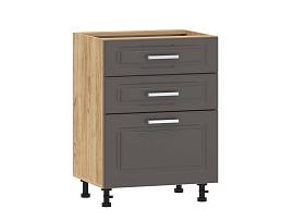 Вокс 100.06 600 тумба кухонная / Дуб крафт золотой/Графит