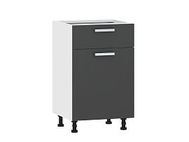 Борги 100.08 500 тумба кухонная / Белый/Антрацит