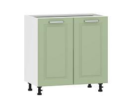 Вокс 100.02 800 тумба кухонная / Белый/Фисташка