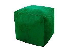 Пуфик Куб микровельвет зеленый