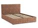 Гамма Ф кровать 1600 - велюр Fresh корица