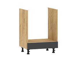 Борги 100.10 600 тумба кухонная для техники / Дуб Крафт золотой/Антрацит