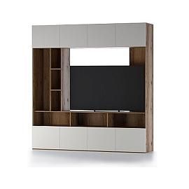 Харди ТВА секция Дуб Делано Темный / Белый