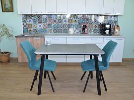 Керамический стол 120 - Армани серый матовый