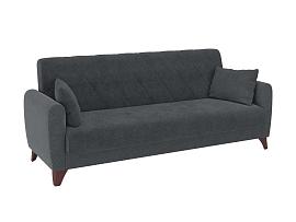 Эдвин М диван-кровать 3-х местный / велюр джоя 018 графит